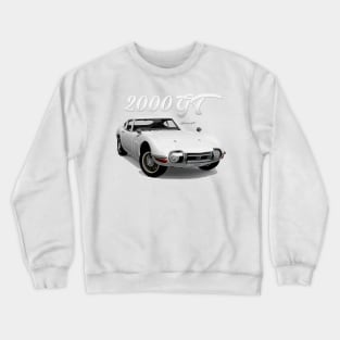 toyota 2000gt 1965 Front white Crewneck Sweatshirt